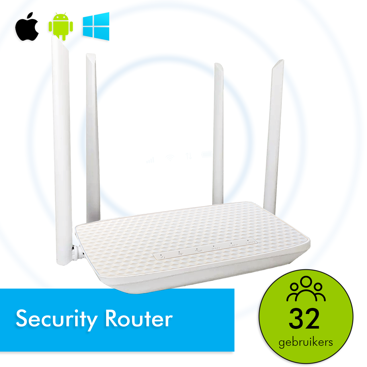 CS Security Wifi Router - Europese Dekking – csmifi