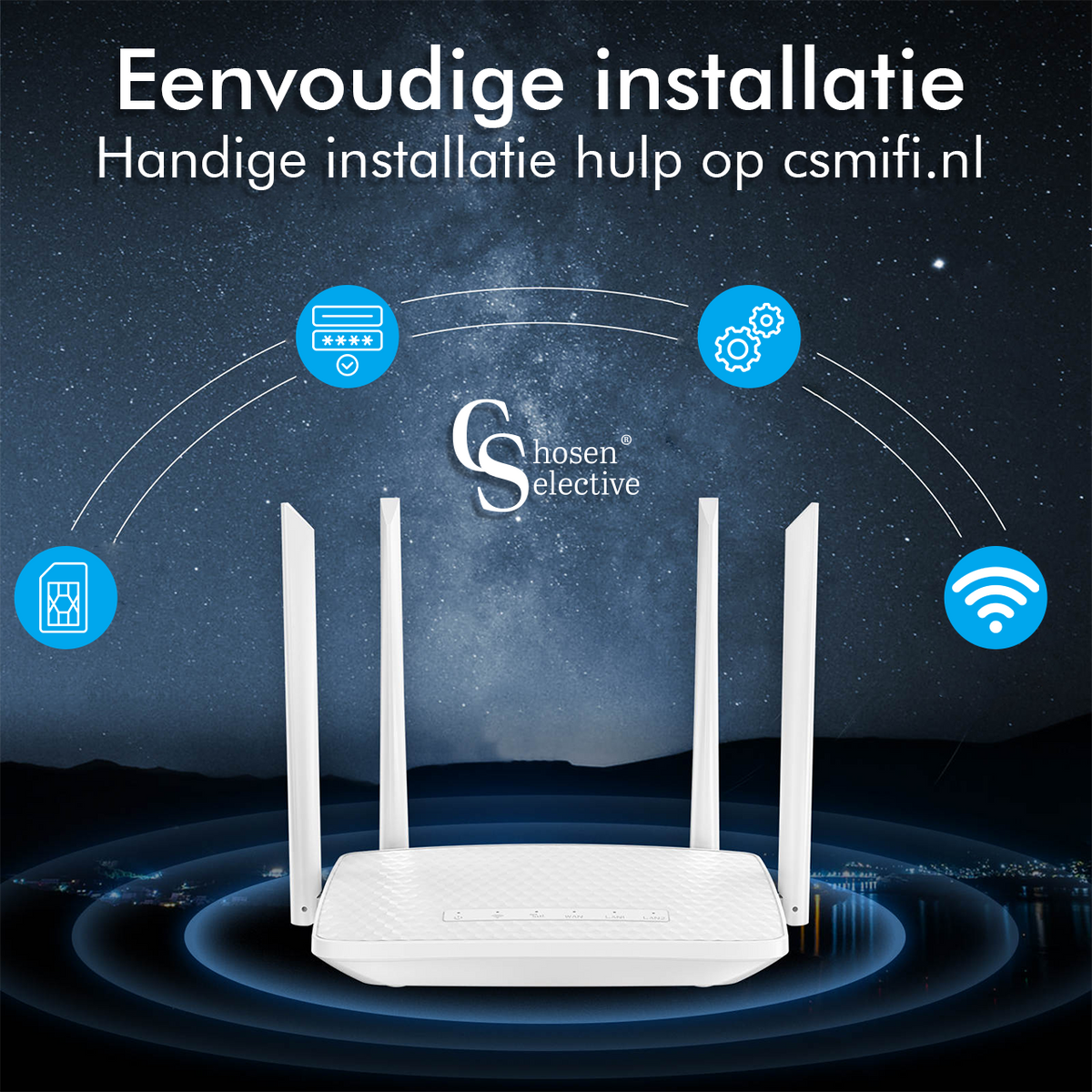 Router Def Cs CS Security Wifi Router - Europese Dekking – csmifi